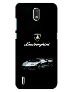 Чехол для Nokia 1.3 с картинкой «Логотип Lamborghini классика»