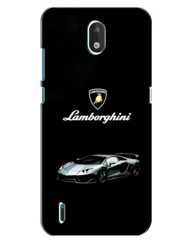 Чехол для Nokia 1.3 с картинкой «Логотип Lamborghini классика»