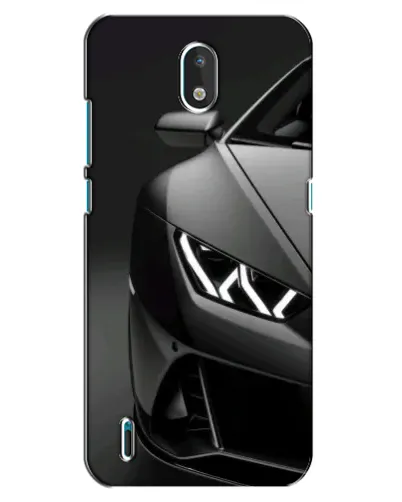 Чехол для Nokia 1.3 с картинкой «Lamborghini фары детализация»