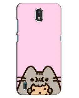 Чехол для Nokia 1.3 с картинкой «Pusheen и печенье» Чехол для Nokia 1.3 с картинкой «Pusheen и печенье»