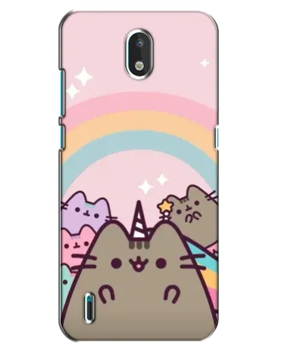 Чехол для Nokia 1.3 с картинкой «Единорог Pusheen»