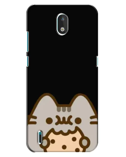 Чехол для Nokia 1.3 с картинкой «Пушин на черном»