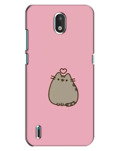 Чехол для Nokia 1.3 с картинкой «Pusheen сердце»