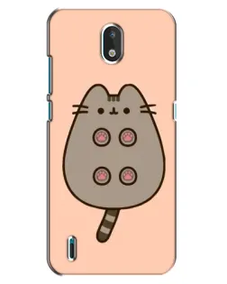 Чехол для Nokia 1.3 с картинкой «Пушин пузиком кверху»