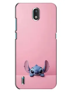 Чехол для Nokia 1.3 с картинкой «Stitch выглядывает»