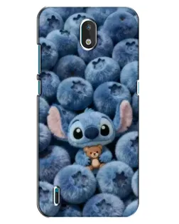 Чехол для Nokia 1.3 с картинкой «Стич и голубика»