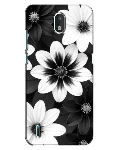 Чохол для Nokia 1.3 з картинкою «Монохромні айстри» Чохол для Nokia 1.3 з картинкою «Монохромні айстри»