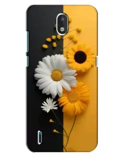 Чохол для Nokia 1.3 з картинкою «Соняшник та ромашка» Чохол для Nokia 1.3 з картинкою «Соняшник та ромашка»