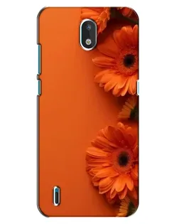 Чохол для Nokia 1.3 з картинкою «Помаранчеві гербери» Чохол для Nokia 1.3 з картинкою «Помаранчеві гербери»
