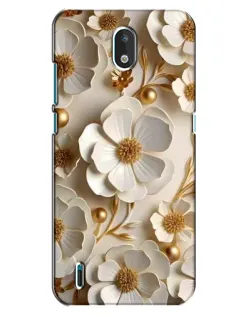 Чохол для Nokia 1.3 з картинкою «Білі паперові квіти» Чохол для Nokia 1.3 з картинкою «Білі паперові квіти»