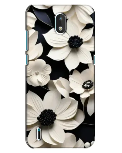 Чохол для Nokia 1.3 з картинкою «Об'ємні білі квіти» Чохол для Nokia 1.3 з картинкою «Об'ємні білі квіти»