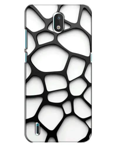 Чехол для Nokia 1.3 с картинкой «Белая объемная сетка» Чехол для Nokia 1.3 с картинкой «Белая объемная сетка»
