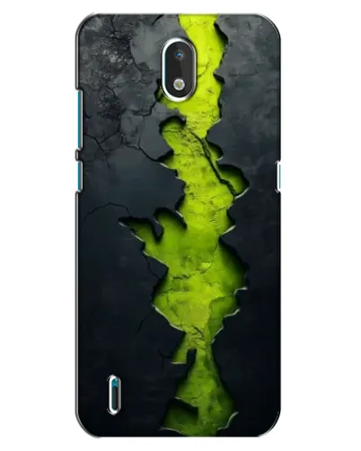 Чехол для Nokia 1.3 с картинкой «Салатовый разлом скалы» Чехол для Nokia 1.3 с картинкой «Салатовый разлом скалы»