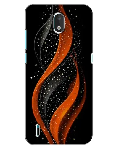 Чехол для Nokia 1.3 с картинкой «Огненная звездная волна» Чехол для Nokia 1.3 с картинкой «Огненная звездная волна»