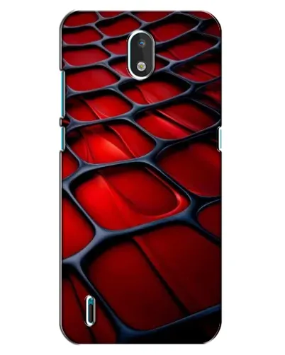 Чехол для Nokia 1.3 с картинкой «Красная глянцевая сетка» Чехол для Nokia 1.3 с картинкой «Красная глянцевая сетка»