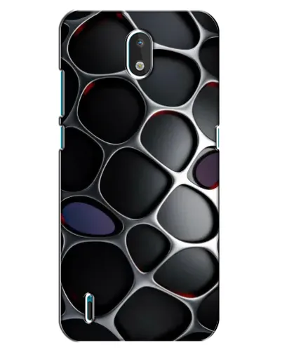 Чехол для Nokia 1.3 с картинкой «Объемная темная решетка» Чехол для Nokia 1.3 с картинкой «Объемная темная решетка»