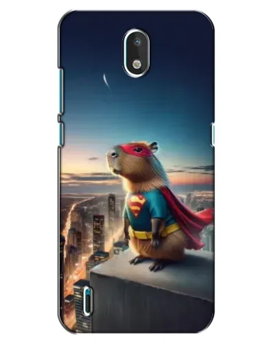 Чехол для Nokia 1.3 с картинкой «Капи-мен супергерой»