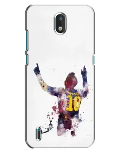 Чехол для Nokia 1.3 с картинкой «Акварельный Месси Барселона» Чехол для Nokia 1.3 с картинкой «Акварельный Месси Барселона»