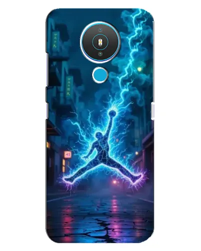 Чехол для Nokia 1.4 с картинкой «Jordan Gold Jumpman»