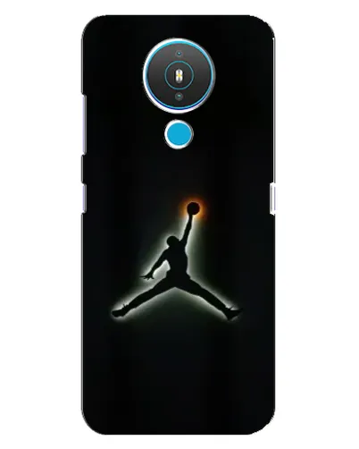 Чехол для Nokia 1.4 с картинкой «Jordan Gradient Logo»