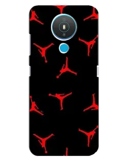 Чехол для Nokia 1.4 с картинкой «Jordan Red Pattern» Чехол для Nokia 1.4 с картинкой «Jordan Red Pattern»