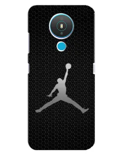 Чехол для Nokia 1.4 с картинкой «Jordan Dark Carbon»