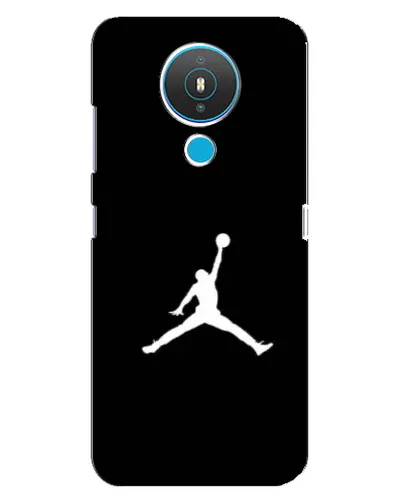 Чехол для Nokia 1.4 с картинкой «Jordan Silhouette»