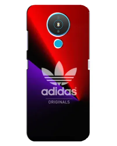 Чехол для Nokia 1.4 с картинкой «Adidas Red Neon»
