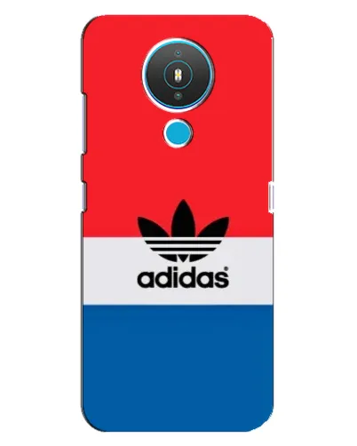 Чехол для Nokia 1.4 с картинкой «Ретро блоки Adidas»