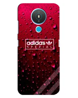 Чехол для Nokia 1.4 с картинкой «Adidas Gold Marble»