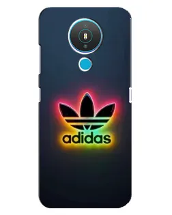 Чехол для Nokia 1.4 с картинкой «Неоновый Adidas»