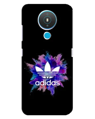 Чехол для Nokia 1.4 с картинкой «Взрыв красок Adidas»