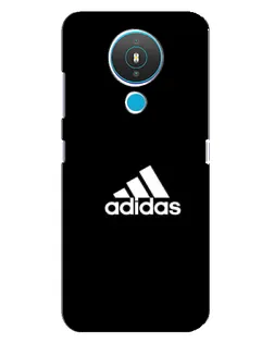 Чехол для Nokia 1.4 с картинкой «Черная классика Adidas»