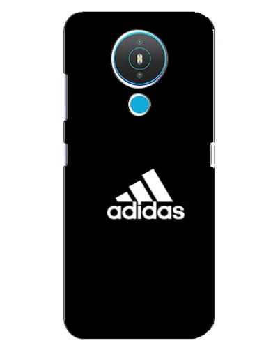 Чехол для Nokia 1.4 с картинкой «Черная классика Adidas»