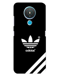 Чехол для Nokia 1.4 с картинкой «Adidas с диагональными полосами»