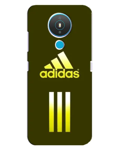 Чехол для Nokia 1.4 с картинкой «Оливковый градиент Adidas»