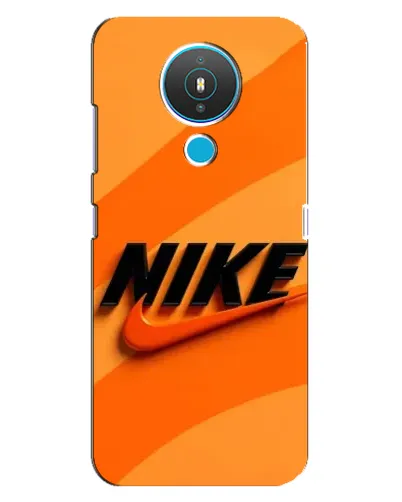Чехол для Nokia 1.4 с картинкой «Оранжевый драйв Nike»