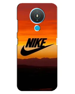 Чехол для Nokia 1.4 с картинкой «Nike — вечерний горизонт»