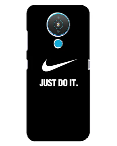 Чехол для Nokia 1.4 с картинкой «Классический принт Nike»
