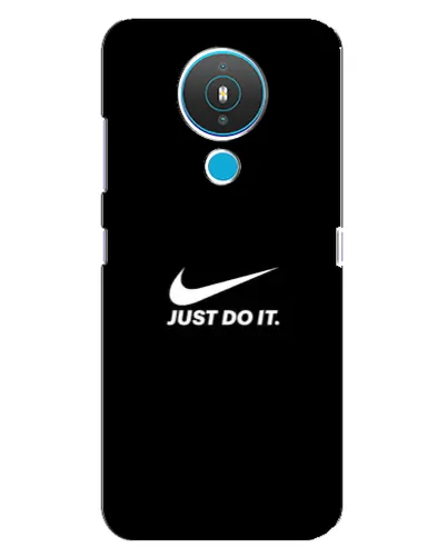 Чехол для Nokia 1.4 с картинкой «Минимализм от Nike»