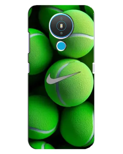 Чехол для Nokia 1.4 с картинкой «Теннисные мячи Найк»