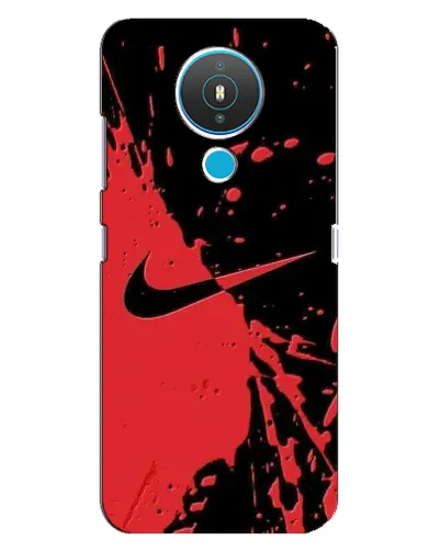 Чохол для Nokia 1.4 з картинкою «Червоні бризки Nike» Чохол для Nokia 1.4 з картинкою «Червоні бризки Nike»