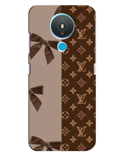 Чехол для Nokia 1.4 с картинкой «Louis Vuitton — банты»