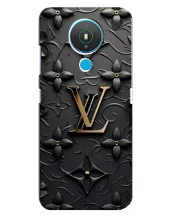 Чехол для Nokia 1.4 с картинкой «Кожаная текстура LV»