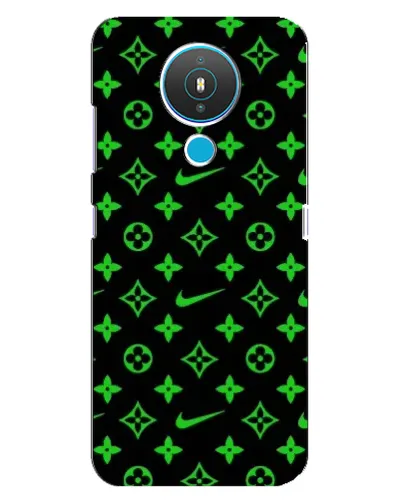 Чехол для Nokia 1.4 с картинкой «Неоновый принт LV»