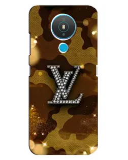 Чехол для Nokia 1.4 с картинкой «Камуфляжный Louis Vuitton»