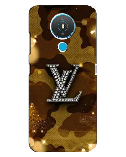 Чехол для Nokia 1.4 с картинкой «Камуфляжный Louis Vuitton»