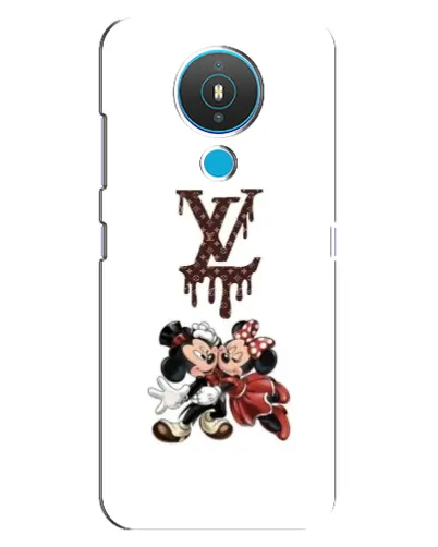 Чехол для Nokia 1.4 с картинкой «LV и Микки Маус»