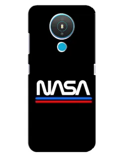 Чехол для Nokia 1.4 с картинкой «NASA — классика Red Blue» Чехол для Nokia 1.4 с картинкой «NASA — классика Red Blue»