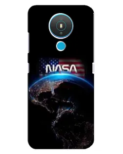 Чехол для Nokia 1.4 с картинкой «Земля из космоса NASA»